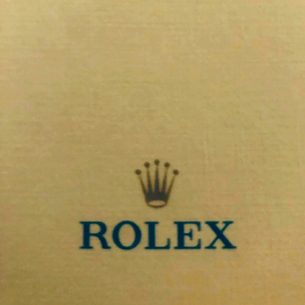 Authentic Rolex Crown Men’s Neck Tie 100% Silky Italy